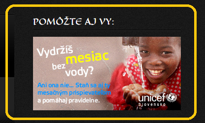 Reklama Unicef