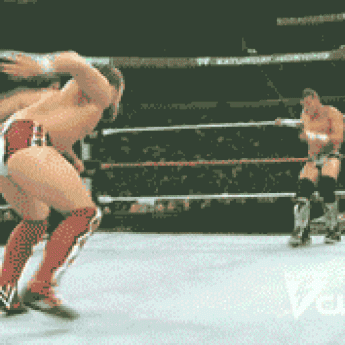 GIF: Trik vo wrestlingu