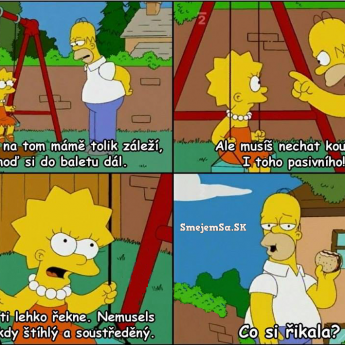 Štíhly a sústredený Homer