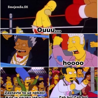 Homer v ringu