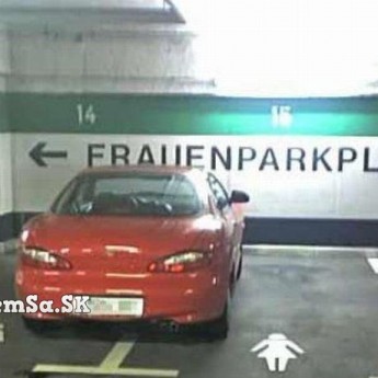 Parkovacie miesta pre ženy