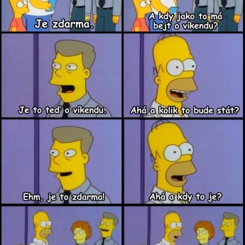 Homer a pobyt zdarma