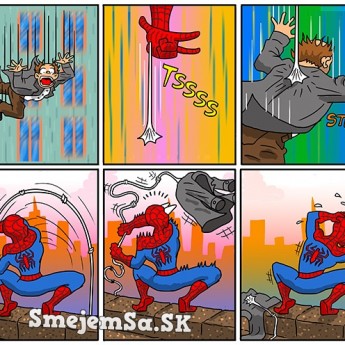 Spider-man zachraňuje