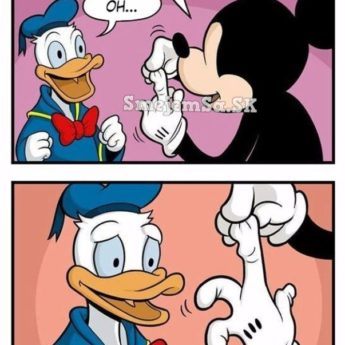 Mickey Mouse a jeho rukavice